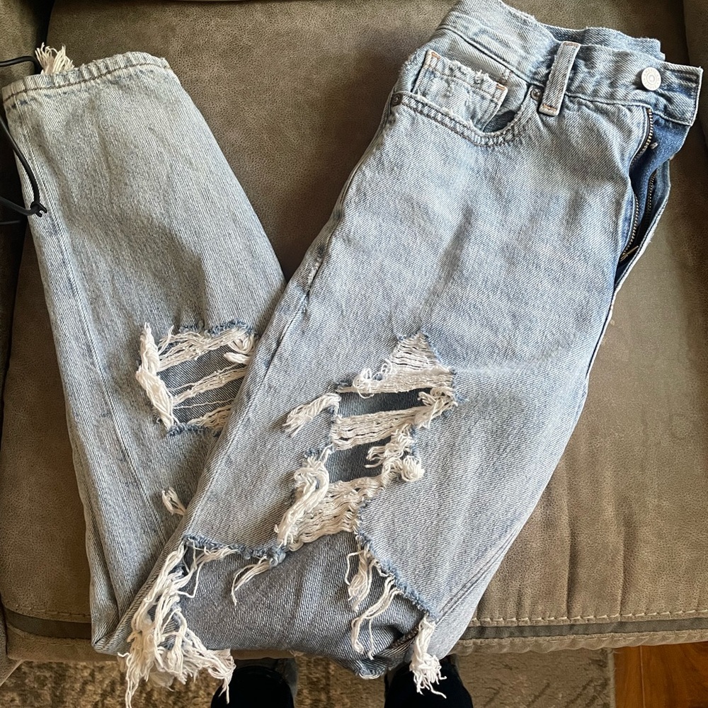 2 pairs of size 4 AE jeans